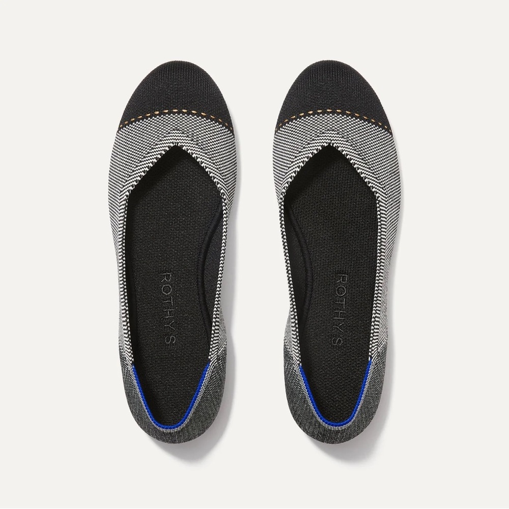 Rothy’s The Flat Grey Mist Captoe